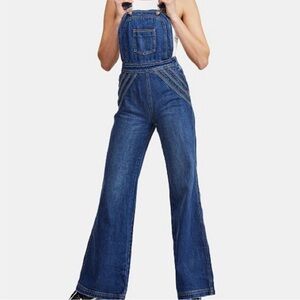 Free People Denim Overalls! Rare-Vintage Style,Rolling Hills